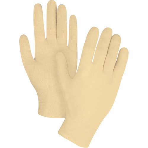 Heavyweight Inspection Gloves, Cotton, Hemmed Cuff, Men's O-Max