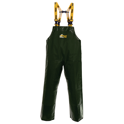 Bristol Bay Bib Pants, Medium, Polyester/PVC, Grey O-Max