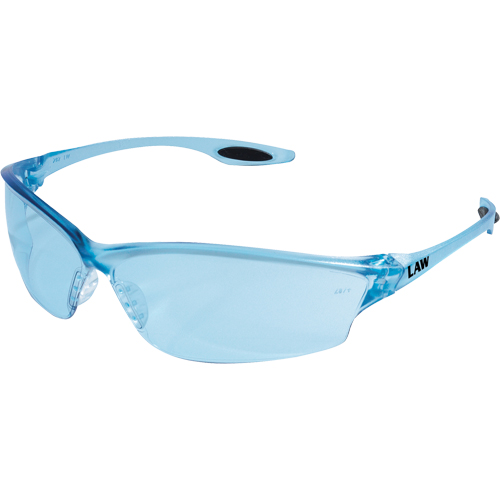 Law&reg; 2 Safety Glasses, Blue Lens, Anti-Scratch, ANSI Z87+ O-Max