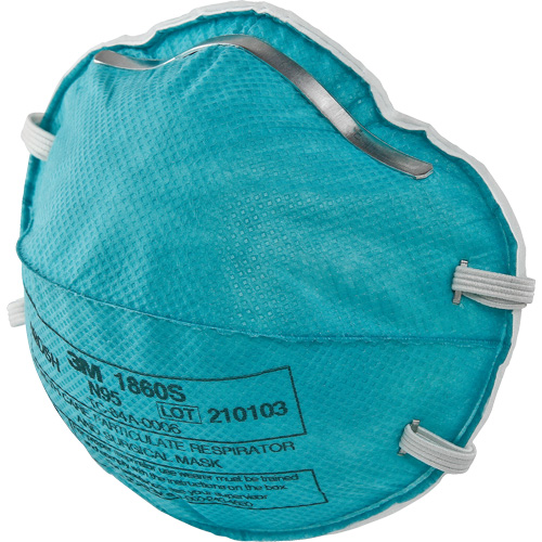 1860S Particulate Healthcare Respirator, N95, NIOSH Certified, Small O-Max