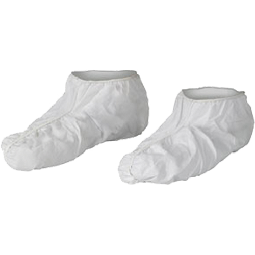 Couvre-chaussures Kleenguard A40, Moyen, Vinyle, Blanc O-Max
