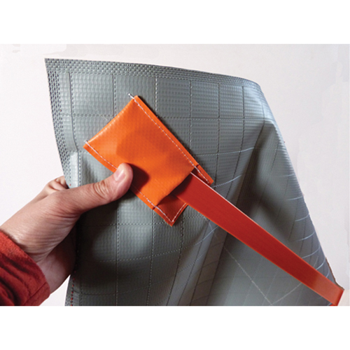 Panneau pour condition temporaire &agrave; rouler avec fl&egrave;che, 24" x 24", Vinyle, Pictogramme O-Max