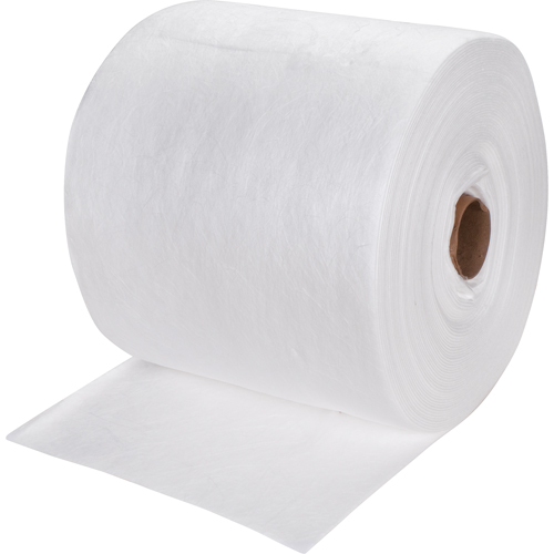 Rouleaux absorbants souffl&eacute;es de premi&egrave;re qualit&eacute;, Lourd, 150' lo x 15" la, Absorption 25 gal. O-Max