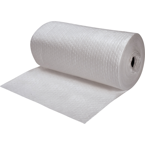 Feuilles absorbantes en fibres fines de premi&egrave;re qualit&eacute;, Lourd, 150' lo x 30" la, Absorption 50 gal. O-Max