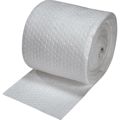 Feuilles absorbantes en fibres fines de premi&egrave;re qualit&eacute;, Poids moyen, 150' lo x 15" la, Absorption 20 gal. O-Max