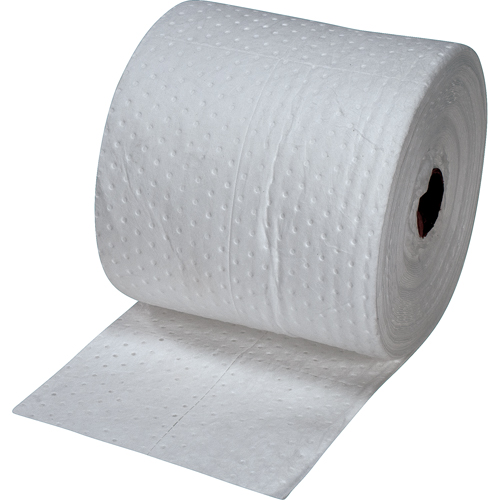 Premium Laminated (SMS) Sorbent Rolls, Heavyweight, 150' L x 15" W, 25 gal. Absorbancy O-Max