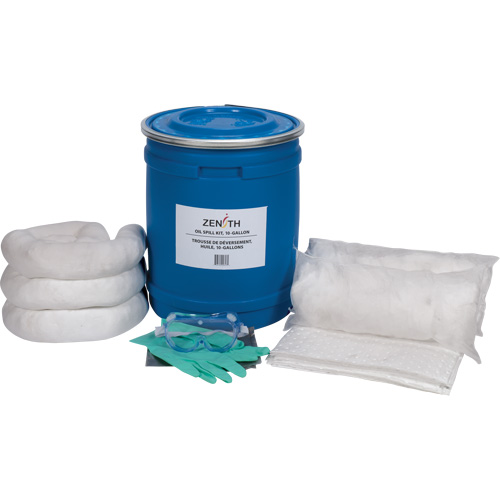 Trousse de lutte contre les d&eacute;versements pour camion, Huile seulement, Baril, Absorbance de 10 gal. US O-Max