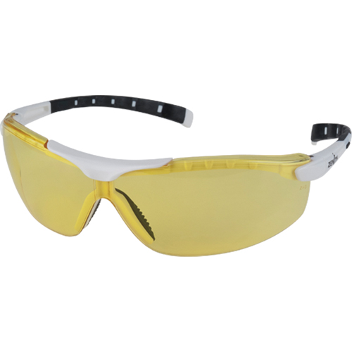 Z1500 Series Safety Glasses, Amber Lens, Anti-Scratch, Meets/Exceeds CSA Z94.3 O-Max
