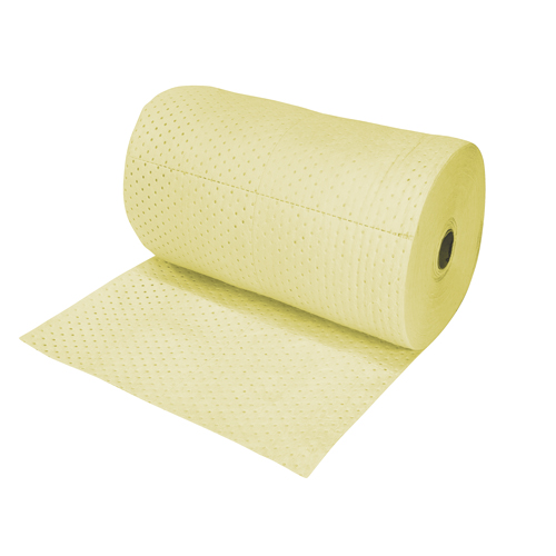 Rouleaux absorbants en fibres fines de calibre industriel, Poids moyen, 150' lo x 30" la, Absorption 50 gal. O-Max