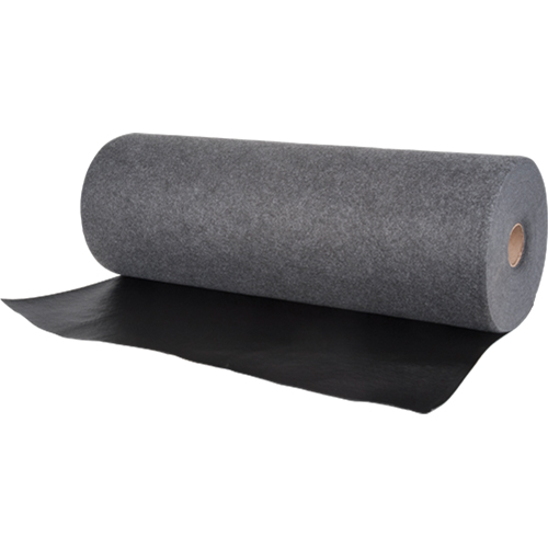 Tapis industriels avec support en poly, 36" la x 150' lo, Lourd O-Max