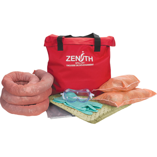 Trousse de lutte contre les d&eacute;versements de premi&egrave;re qualit&eacute; pour camion, Mati&egrave;res dangereuses, Sac, Absorbance de 10 gal. US O-Max