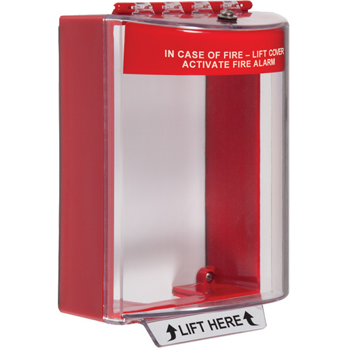 Couvercles pour alertes d'incendie Universal Stopper, En surface O-Max