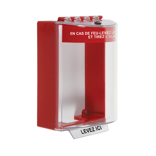 Couvercles pour alertes d'incendie Universal Stopper, En surface O-Max