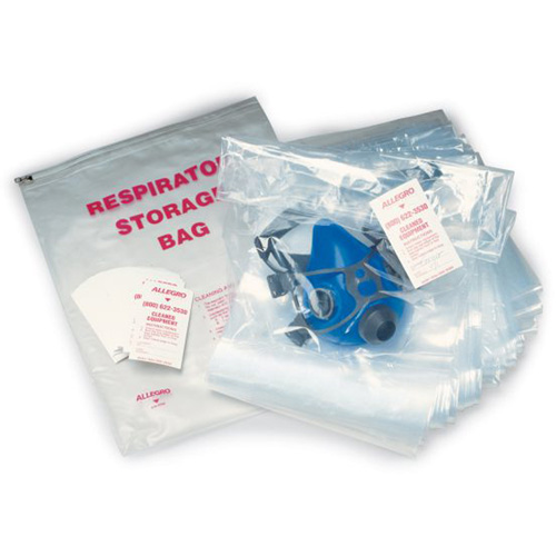 Sacs de rangement jetables pour la trousse de nettoyage pour respirateur 4002 ALLEGRO INDUSTRIES O-Max