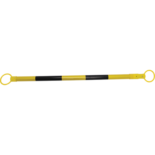 Barrier Cone Bar, 6' 6" Extended Length, Black O-Max