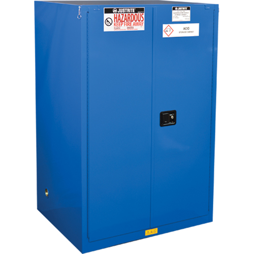 Armoires de rangement pour mati&egrave;res dangereuses Sure-Grip Ex, 90 gal., 43" x 65" x 34" O-Max