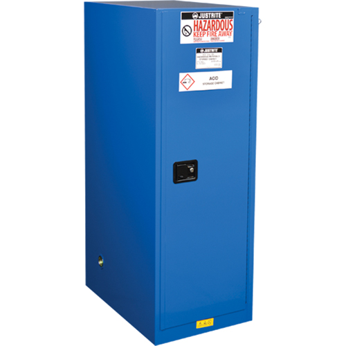 Armoires &eacute;troite pour rangement de mati&egrave;res dangereuses Sure-Grip Ex, 54 gal., 23,25" x 65" x 34" O-Max