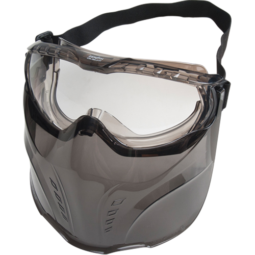 Lunettes &agrave; coques de s&eacute;curit&eacute; avec visi&egrave;re de s&eacute;rie Z2300, Lentille Transparent, Antibu&eacute;e, Ventilation Indirecte O-Max