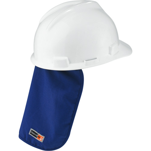 Chill-Its&reg; 6717FR Cooling FR Hardhat Pad & Neck Shade, Blue O-Max