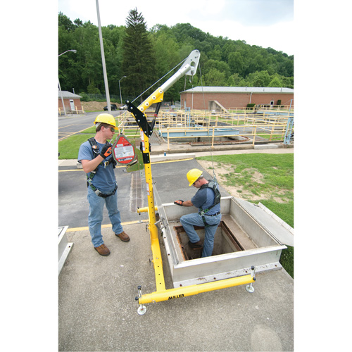4-Piece Hoist System with Manhandler Hoist/Winch O-Max
