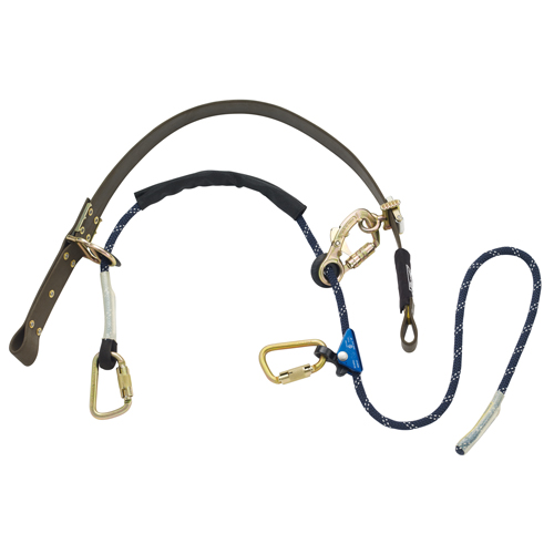 Dispositif &agrave; cordage pour escalade de poteau Cynch-Lok O-Max