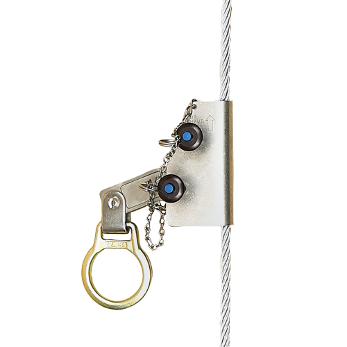 Lad-Saf Static Wire Rope Grab, 3/8" Rope Diameter O-Max