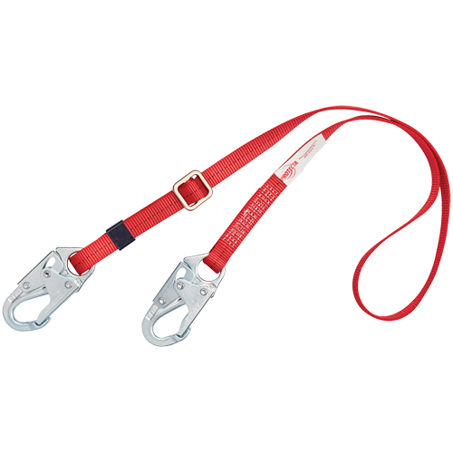 PRO Adjustable Web-Positioning Lanyard, 1 Legs, 6', CSA Class B, Polyester O-Max