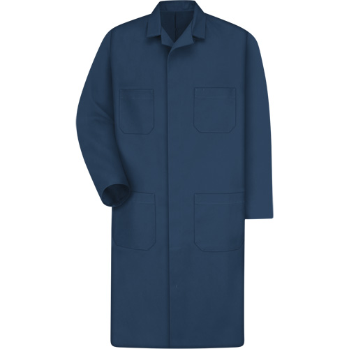Shop Coats, Cotton/Polyester, Size 38, Charcoal O-Max