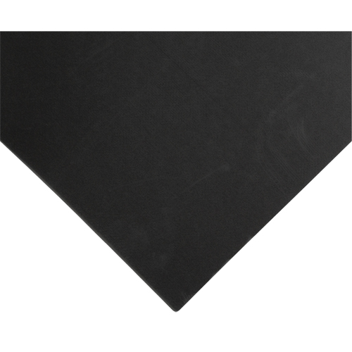 Electrically Conductive Mat No.785, 3' W x 75' L x 3/32" T, PVC, Smooth, Black O-Max