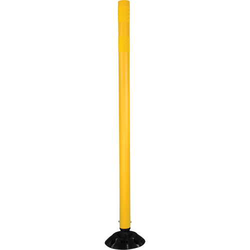D&eacute;lin&eacute;ateur r&eacute;sistant aux impacts, 48" h, Jaune O-Max