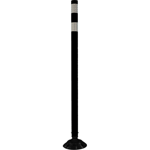 D&eacute;lin&eacute;ateur r&eacute;sistant aux impacts, 36" h, Noir O-Max