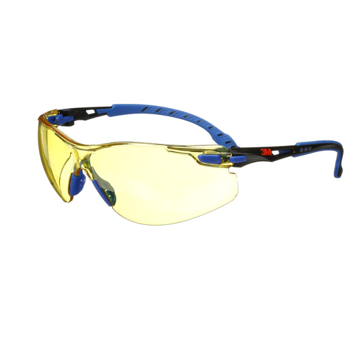 Solus Safety Glasses with Scotchgard Lenses, Amber Lens, Anti-Fog, Meets/Exceeds CSA Z94.3 O-Max