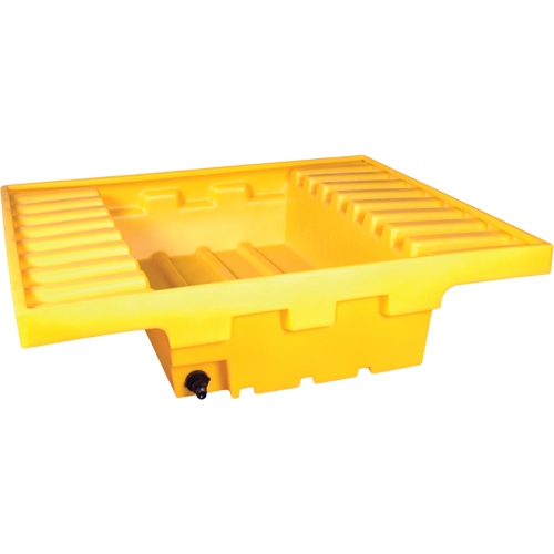Contenant de confinement Ultra-Rack Sump, 51,5'' lo x 51,5'' la x 12" ha, 66 gal. US Capacit&eacute; O-Max