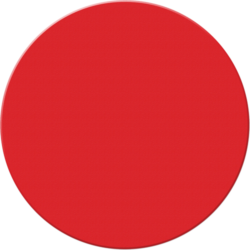 Marqueurs all&eacute;g&eacute;e/5S Armor Stripe, Cercle, 6" lo x 6" la, Rouge, Plastique O-Max