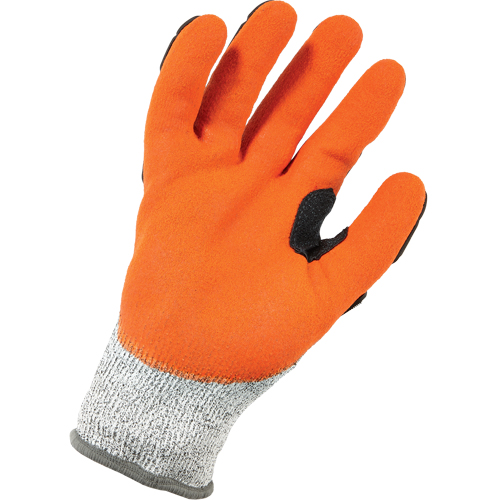 ProFlex&reg; 922CR Dorsal Impact Reducing Gloves, Small, Synthetic Palm, Knit Wrist Cuff O-Max