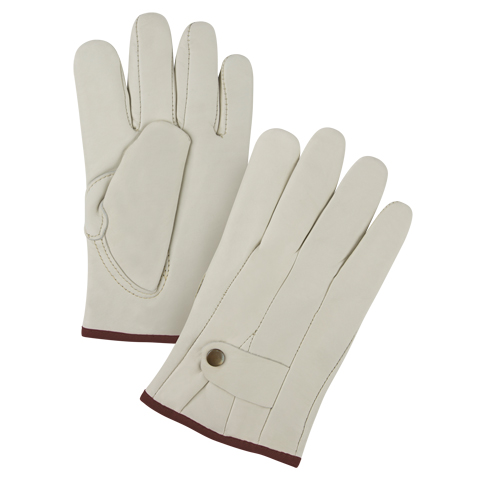 Gants de cordeur de premi&egrave;re qualit&eacute;, Grand, Paume Cuir fleur de vache O-Max