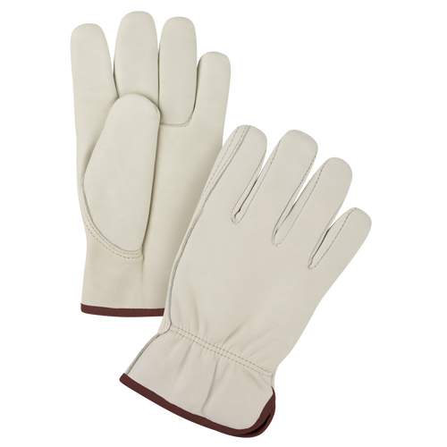Gants de conducteur de premi&egrave;re qualit&eacute;, Grand, Paume en Cuir fleur de vache O-Max