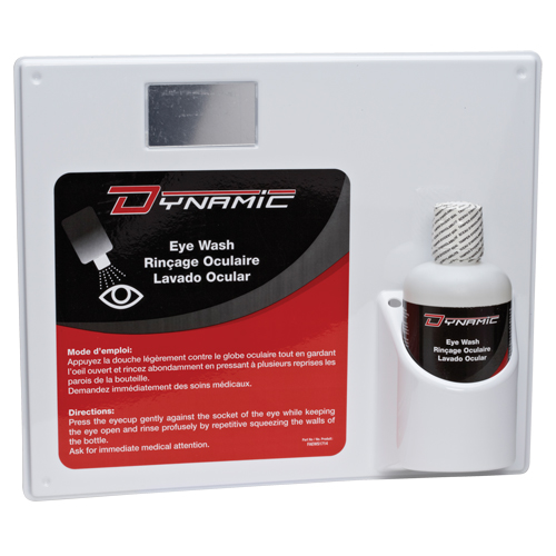 Dynamic Eyewash Station with Isotonic Solution, Single O-Max