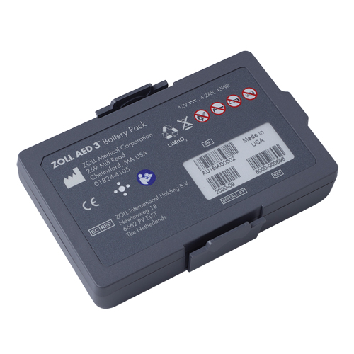 Bloc-pile de rechange pour DEA, Zoll AED 3 Pour, Classe 4 O-Max