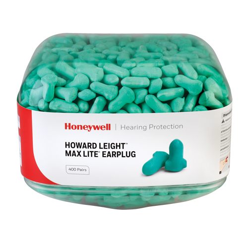 Howard Leight Maximum Lite Earplugs, Bulk - Canister O-Max