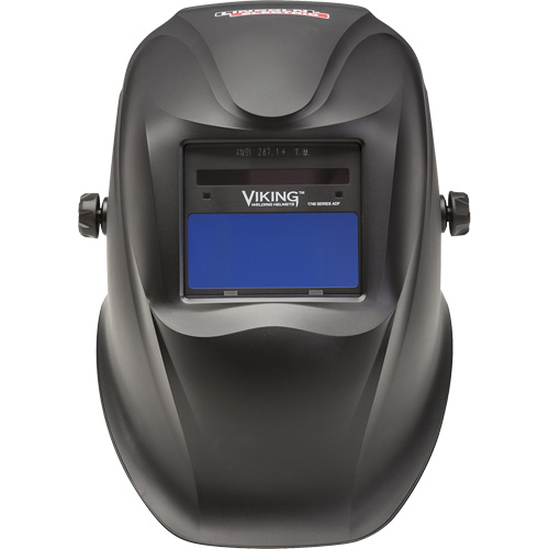 1740 Welding Helmet, 3.78" L x 1.67" W View Area, 9 - 13 Shade Range, Black O-Max