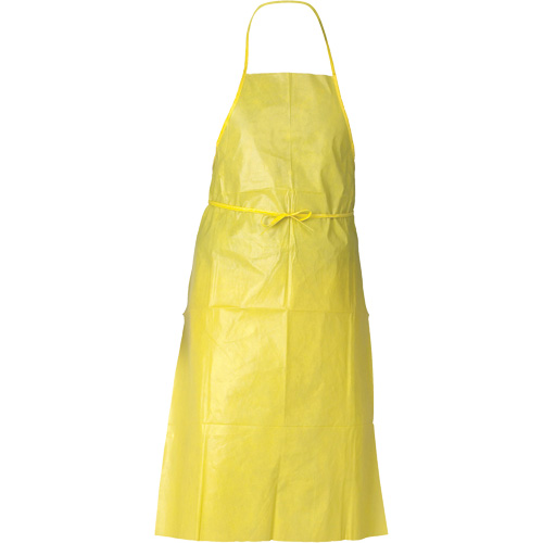 Tablier de protection contre la vaporisation de produits chimiques A70 KLEENGUARD, Poly&eacute;thyl&egrave;ne, 44" lo x 29" la, Jaune O-Max