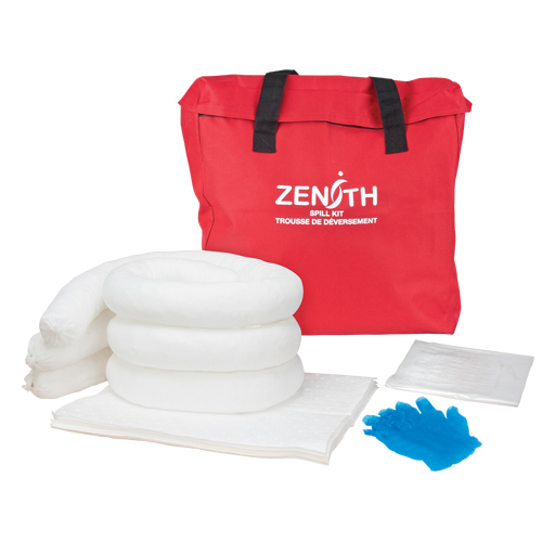 Trousse de lutte contre les d&eacute;versements, Huile seulement, Sac, Absorbance de 5 gal. US O-Max