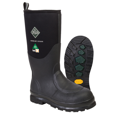 Chore Met Extreme Work Boots, Rubber, Size 7, Puncture Resistant Sole O-Max
