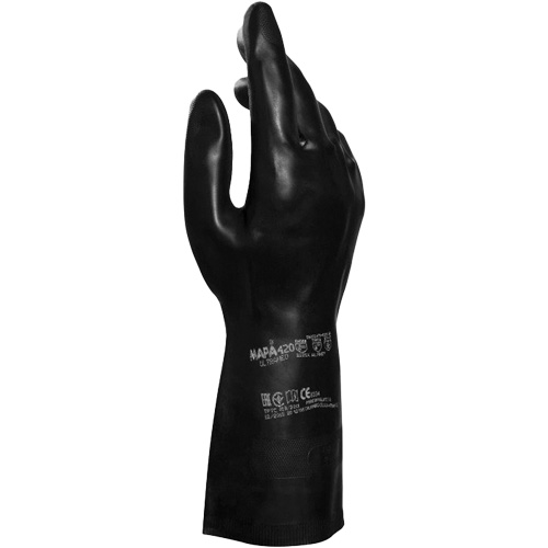 Gants Technic NS-420, Taille 6/T-petit, 12,5" lo, Latex/N&eacute;opr&egrave;ne, Doublure en Ouat&eacute;e, 30 mils O-Max