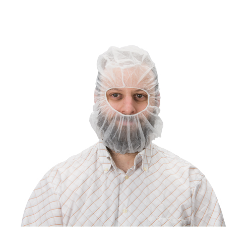 Disposable Hood, Polypropylene, White O-Max