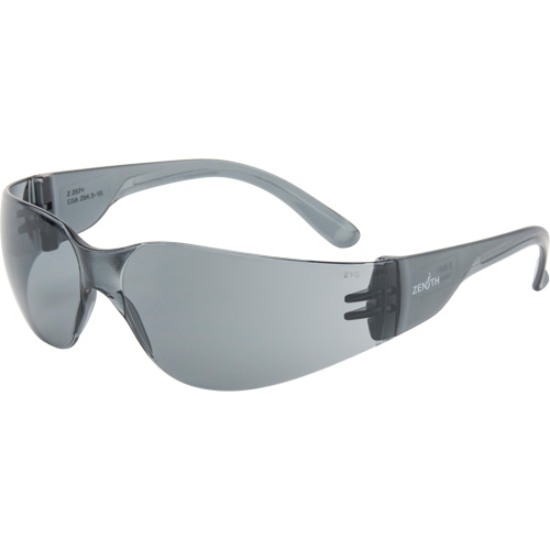 Lunettes de s&eacute;curit&eacute; s&eacute;rie Z600, Lentille Grise/fum&eacute;e, Anti-&eacute;gratignures, ANSI Z87+/R&eacute;pond ou surpasse la norme CSA Z94.3 O-Max