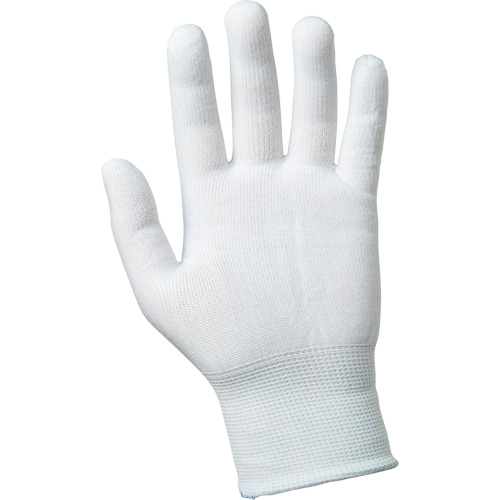 KleenGuard G35 Inspection Gloves, Nylon, Knit Wrist Cuff, X-Small O-Max
