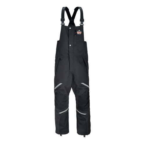 N-Ferno 6471 Thermal Bib Overalls, Men's, Small, Black O-Max