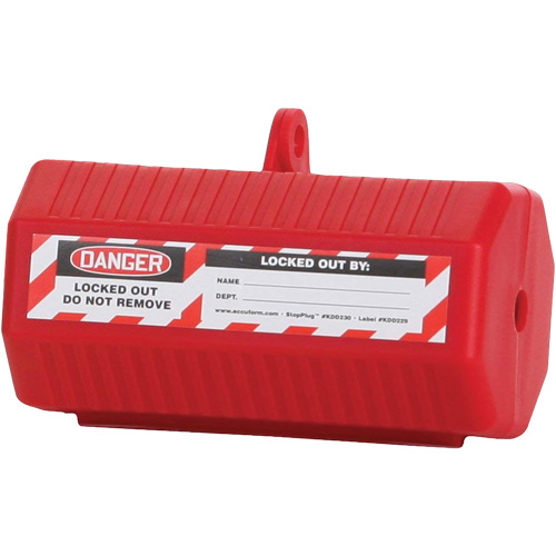 Dispositif de verrouillage Stopout StopPlug, Type Prise O-Max